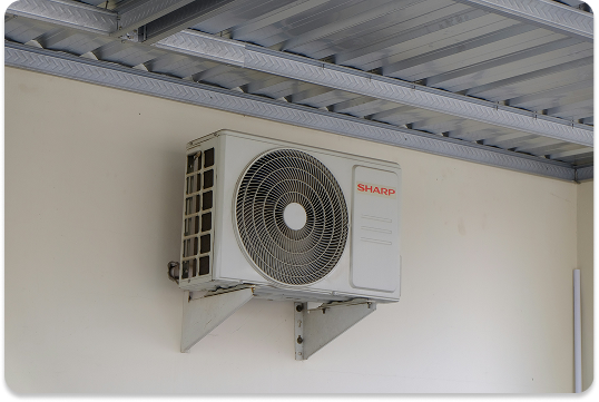 Unità esterna di climatizzazione installata da Renix