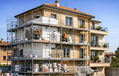 Edificio residenziale in riqualificazione